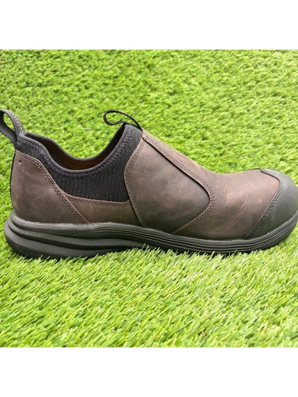 Keen Utility Vista Energy+ Shift ESD Men Size 9.5 Brown Composite Toe Work Shoes